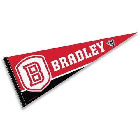 Bradley University 12x30 Felt Pennant Cover