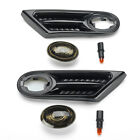 For Mini R56 R57 Black scuttles + indicators SMOKED side Repeaters Light Kit