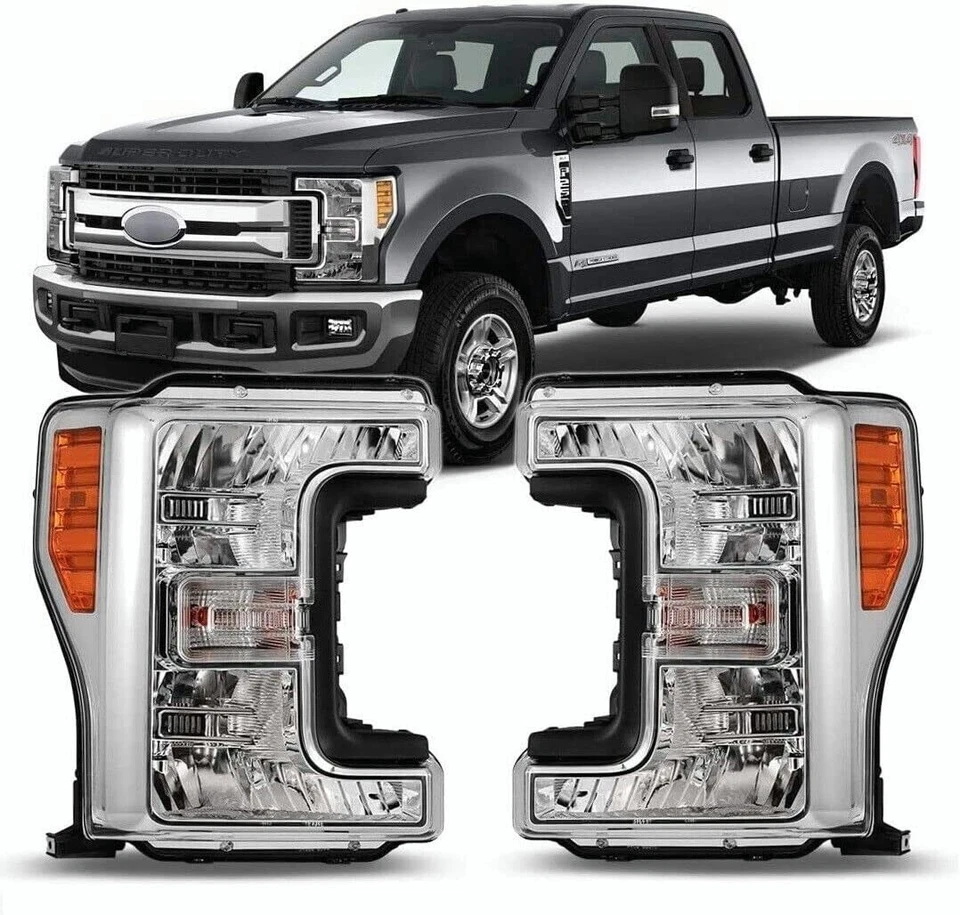 Headlight For 2017 2018 2019 Ford F-250 F-350 F-450 F-550 Super Duty LEFT/DRIVER
