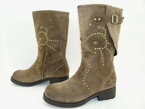ASH Schuh Biker Boots Stiefel Stiefeletten Winterstiefel Damen Leder Gr.39 NEU - Bild 1 von 10