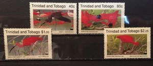 Trinidad & Tobago, birds S.C.# 505-08, S.C.V.$10+ WWF MNH Complete set   - Picture 1 of 2