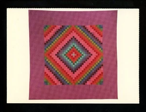 Quilt / Quilting chrome postcard Amish Lancaster County PA Sunshine c. 1925-1930 - Picture 1 of 2