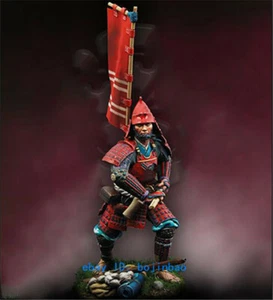 1/24 Japanese samurai Warrior Statue Unpainted Resin Model Kits Unassembled - Picture 1 of 3