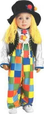 Patches the Clown Circus Carnival Fancy Dress Up Halloween Toddler Child Costume - Image 1 of 2