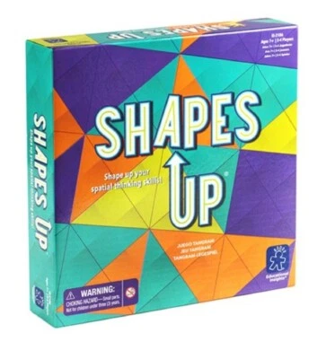 Shapes Up Board Game Brain Thinking Skill Training Match Shape Sculpture - Image 1 of 4