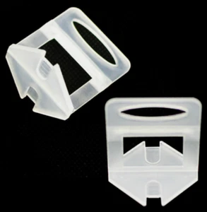 1MM x 100 Tile Leveling Clips Levelling Spacer Tiling Tool Floor Wall QE4024 1 - Picture 1 of 9
