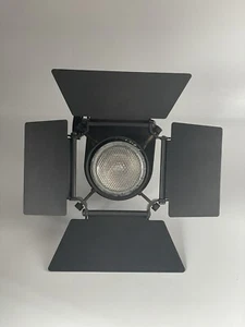 Spot Light Stage Light Track Light Black  Metal W/ Barn Doors Retro Style Use - Picture 1 of 17