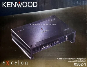 NUOVO KENWOOD X502-1 ""serie X"", amplificatore audio auto monoblocco stabile 2 Ohm - Foto 1 di 1