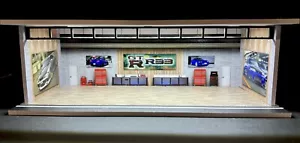 Nissan R33 Interior Theme FOR Hot Wheels 1:64 Model Diorama Garage LED Lighting! - Picture 1 of 4