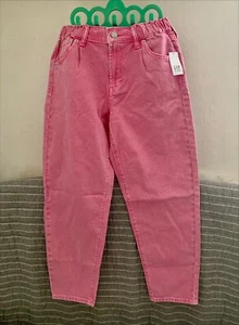 GAP Kids High-Rise Barrel Jeans with Washwell 12 NWT - Picture 1 of 2