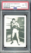 1939 African Tobacco World Of Sport Boxing #84 Joe Louis Large PSA 4 *d3