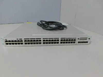 Cisco WS-C3850-48F-S 48 10/100/1000 PoE+ Stackable Ethernet Switch - Image 1 of 4