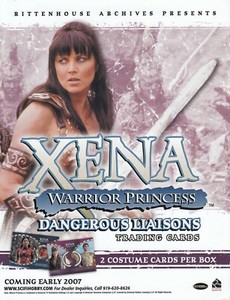 XENA DANGEROUS LIAISONS 2007 RITTENHOUSE PROMO PROMOTIONAL SALE SELL SHEET