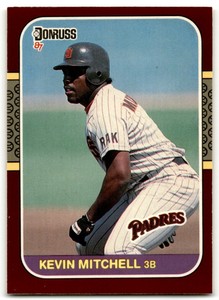 1987 DONRUSS KEVIN MITCHELL SAN DIEGO PADRES #145