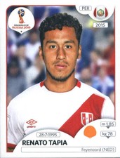 2018 Panini World Cup Stickers Soccer #243 Renato Tapia