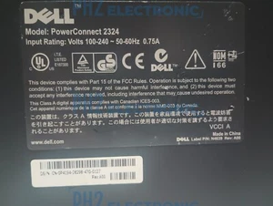 DELL 0P4194 N4639 PowerConnect 2324 Fast Ethernet 24-PORT 10/100 + 2-PORT 10/100 - Picture 1 of 4