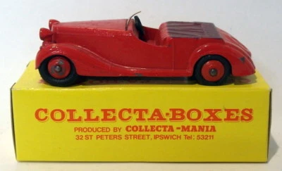 Coche deportivo vintage Dinky 38B - Sunbeam Tabot - rojo Foto 1 de 4