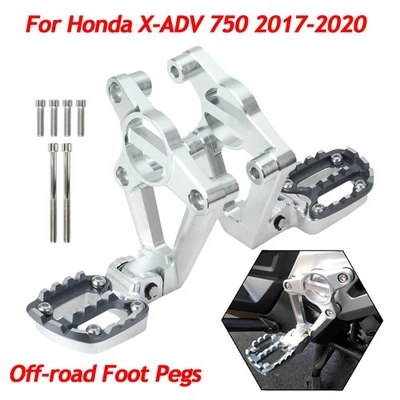 Off-Road Rider Footrests Stand Riding For Honda X-ADV 750 2017-2020 Foot Pegs - Image 1 of 4