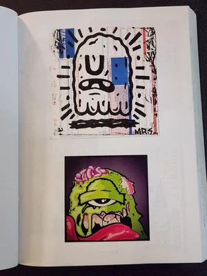 Banksy Arte Original Página Libro Negro Graffiti Muerte Nueva York Pegatina ÚNICA 228 MR.SWITCH Foto 1 de 4