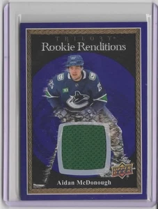 2023-24 Upper Deck Trilogy Rookie Renditions Jerseys #RR21 Aidan McDonough - Picture 1 of 2