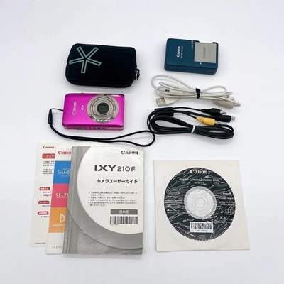 Canon IXY 210F PowerShot ELPH 100  IXUS 115 HS Pink 12.1MP Digital Camera [Exc] - Image 1 of 4