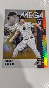 2025 Topps Series 2 Gerrit Cole Mega Stars GOLD /50 Yankees SSP #MS2-6 Case Hit - Bild 1 von 4