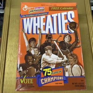 Calendario Wheaties 75 Años de Campeones 1999 Michael Jordan, Tiger Woods - Imagen 1 de 3