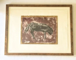 Mexican Folk Art Juan Alcazar  (1955-2013) Oaxaca Signed Artist Proof  Etching - Picture 1 of 6