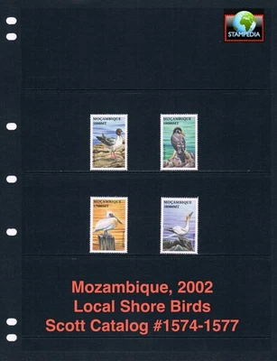 a $5.25 Scott Value - 2002 Mozambique aves marinas africanas CV MNH NH UMM Foto 1 de 4