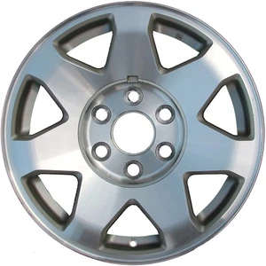 17x7.5 7 Spoke Used Aluminum Wheel Painted Silver 560-04563 - Picture 1 of 1