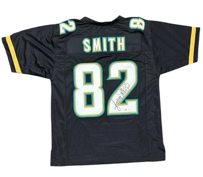 JIMMY SMITH SIGNED PRO STYLE CUSTOM JACKSONVILLE JAGUARS JERSEY W/JSA - Image 1 of 2