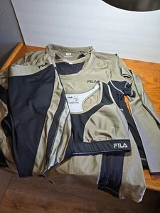 Traje de running para mujer Fila de 4 piezas de alto rendimiento negro XL - Imagen 1 de 23