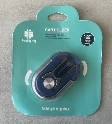 NEW Hicucoo 3-in-1 Cell Phone Ring Holder Kickstand & Car Mount - Image 1 of 2