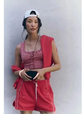 Новый без ценников Free People Movement Swan Song Crop Tank Winterberry Heather, размер XS/S - Изображение 1 из 4