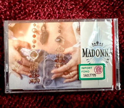 MADONNA SEALED RED STRIPE WRAP 1989 EU LIKE A PRAYER LP CASSETTE TAPE PROMO TAG - Image 1 of 4