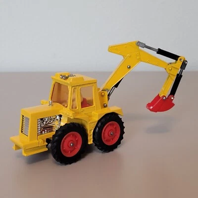 1984 Matchbox Lesney Super Kings K-25 Digger Excavator Backhoe Diecast England - Image 1 of 4