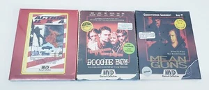 NEW ~ Action U.S.A. ~ Boogie Boy ~ Mean Guns Blu-Ray W/ Slipcover MVD Rewind LOT - Picture 1 of 2
