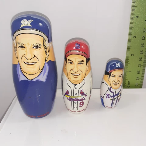 BOB UEKER WOODEN TOY SGA RING OF HONOR CEREMONY Milwaukee BREWERS MILLER PARK Cover