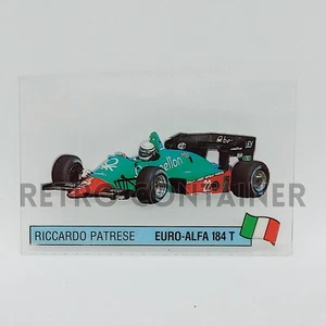 Panini GRAND PRIX 1984 Alfa Romeo Scratch N' Play Plastic MISPRINT No Background - Picture 1 of 1