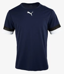Puma Hombres Equipo RISE Camisetas Atléticas Azul Marino Correr Camiseta Camiseta Camiseta Camiseta 70493206 - Imagen 1 de 3