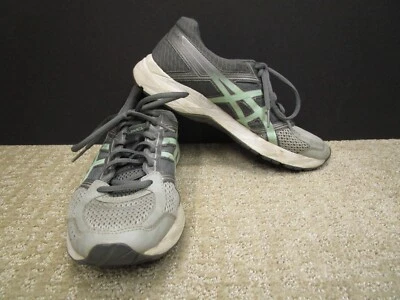 ASICS Shoes Women 8 Gray Gel Contend 4 Running Tennis Sneakers T767N Mesh Knit - Image 1 of 4