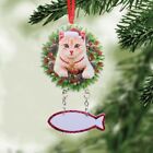 Cat Christmas Tree Pendant Acrylic Xmas Ornaments  Festival