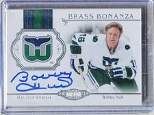 2010-11 Dominion Brass Bonanza Autographs Bobby Hull HOF Auto SP /24