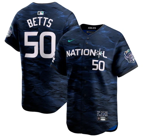 Men’s All-Star Game National League 2023 Royal Mookie Betts Player Jersey Cover