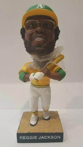 2004 OAKLAND A'S REGGIE JACKSON SGA Bobblehead PART OF THE 70'S DYNASTY MLB MVP Cover