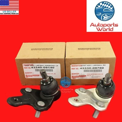 GENUINE OEM TOYOTA HIGHLANDER SIENNA VENZA RX350/450h FRONT LOWER BALL JOINT SET - Image 1 of 4