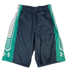 under armour youth green/white/gray loose athletic shorts size YMD - Picture 1 of 7