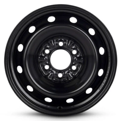 New Wheel For 2004-2014 Ford Expedition 17 Inch 17x7.5" Black Steel Rim - Image 1 of 4