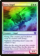 Serra Angel FOIL 9th Edition NM White Rare MAGIC THE GATHERING CARD ABUGames
