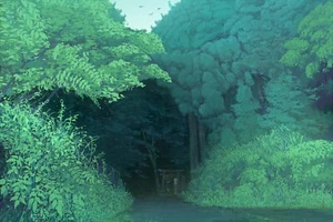 Anime alberi santuario paesaggio natura tappetino da gioco tappetino da gioco - Foto 1 di 1